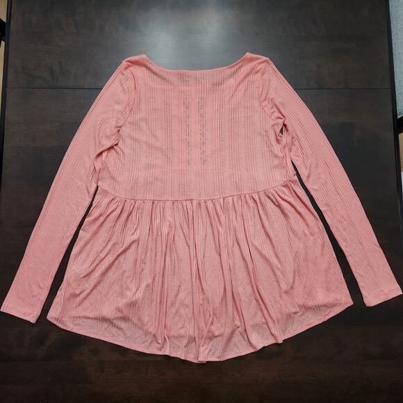 NWT Free People Pretty Please Lace Tunic Top Rosetta Pink Size Medium - Picture 6 of 6